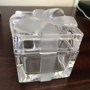 Tiffany & Co. glass jewelry box